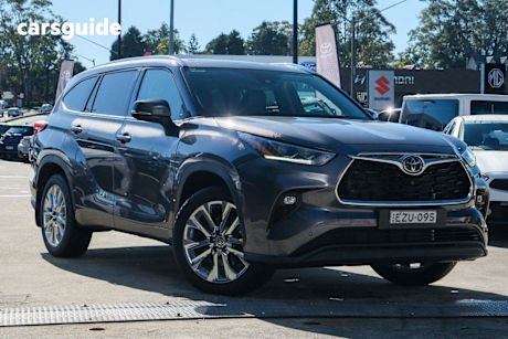 Grey 2022 Toyota Kluger SUV GRANDE 4X4