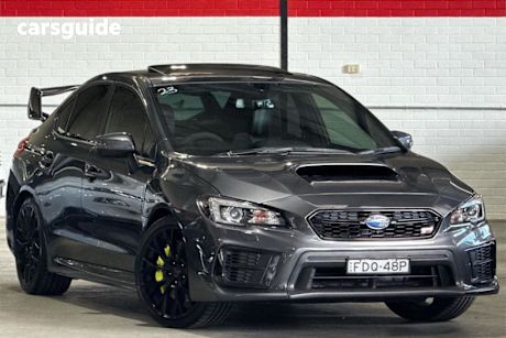 Grey 2021 Subaru WRX Sedan STI Premium (wing) (awd)