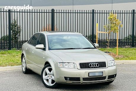 Yellow 2004 Audi A4 Sedan B6 MY04.5