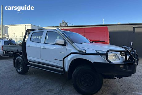White 2012 Holden Colorado Crew Cab Chassis LX (4X4)