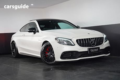 White 2023 Mercedes-Benz C63 Coupe S
