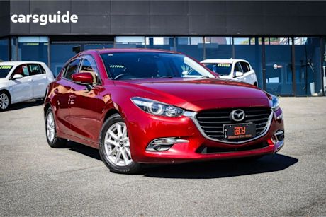 Red 2018 Mazda 3 Hatchback Maxx Sport