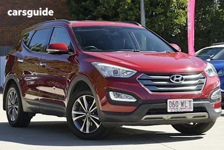 Red 2015 Hyundai Santa FE Wagon Elite Crdi (4X4)