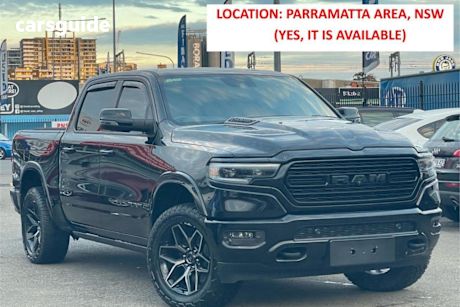 Black 2023 Ram 1500 Crew Cab Utility Limited Rambox (hybrid)