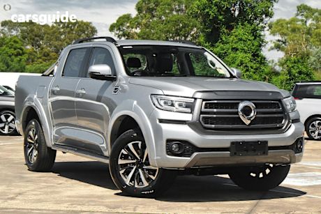 Silver 2025 GWM Cannon Dual Cab Utility LUX (4X4)