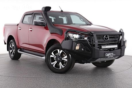 Red 2022 Mazda BT-50 Ute Tray GT 4X4