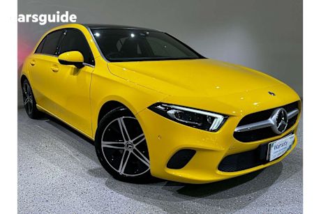 Yellow 2019 Mercedes-Benz A-CLASS Hatch A180 F
