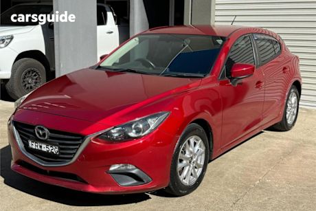 Red 2016 Mazda 3 Hatchback NEO