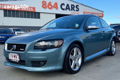 Blue 2008 Volvo C30 Hatchback T5