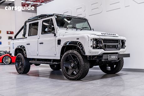 White 2012 Land Rover Defender Crew Cab Pickup 110 (4X4)