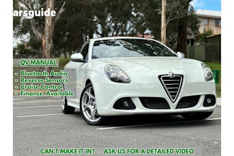 White 2014 Alfa Romeo Giulietta Hatch QV F