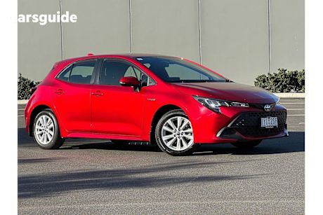Red 2023 Toyota Corolla Hatch ASCENT SPORT HYBRID F