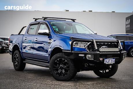 Blue 2021 Ford Ranger Double Cab Pick Up XLT 3.2 (4X4)