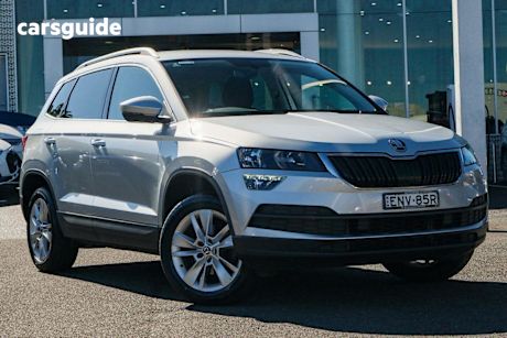 Silver 2021 Skoda Karoq SUV 110TSI F