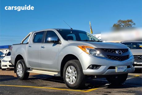 Silver 2015 Mazda BT-50 Dual Cab Utility XT (4X2)