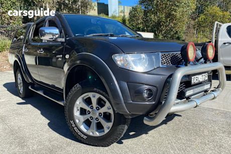 Grey 2011 Mitsubishi Triton Double Cab Utility GLX-R (4X4)