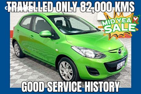 Green 2013 Mazda 2 Hatchback NEO
