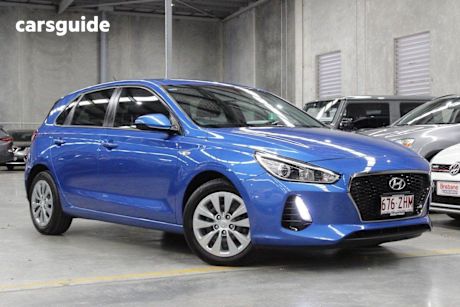 Blue 2018 Hyundai I30 Hatchback GO