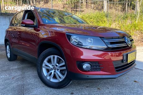 Red 2012 Volkswagen Tiguan Wagon 132 TSI Pacific