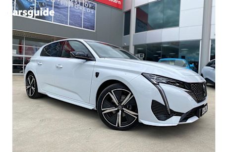 White 2024 Peugeot 308 Hatch GT F