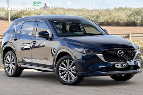 Blue 2023 Mazda CX-5 Wagon Akera (awd)