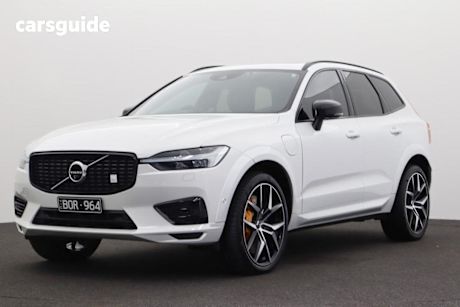 White 2021 Volvo XC60 Wagon T8 Phev Polestar (awd)