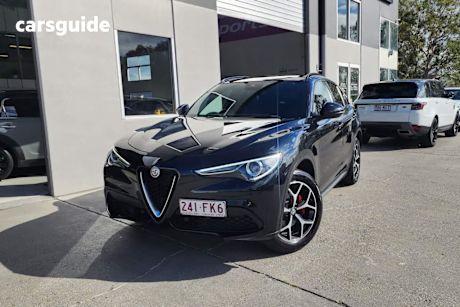 Black 2021 Alfa Romeo Stelvio Wagon Sport