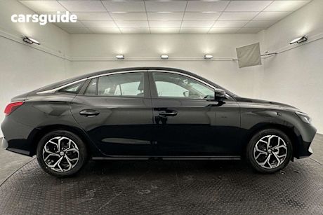 Black 2025 MG MG5 Sedan Vibe