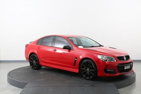 Red 2016 Holden Commodore Sedan SS Black Pack