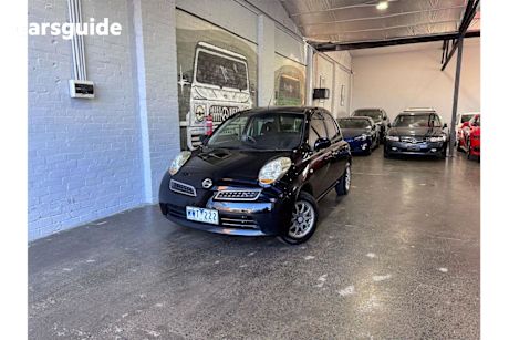 Black 2009 Nissan Micra Hatch F