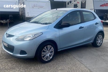 Blue 2009 Mazda 2 Hatchback NEO