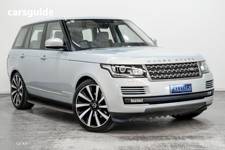 Silver 2014 Land Rover Range Rover Wagon HSE TDV6