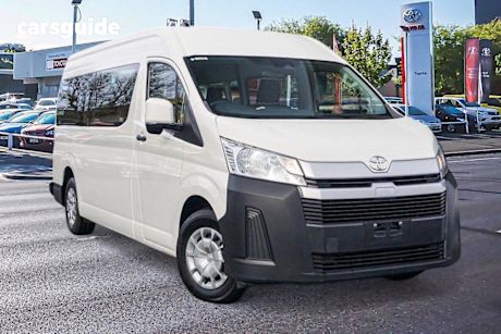 White 2020 Toyota Hiace Bus Slwb Commuter (12 Seats)