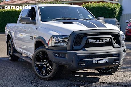 White 2022 Ram 1500 Ute Tray WARLOCK II 4X4