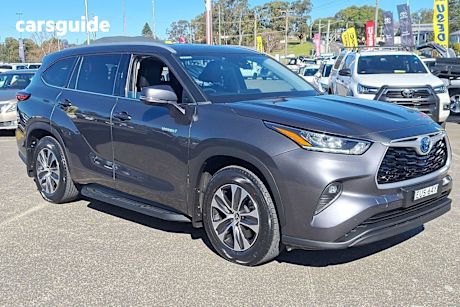 Grey 2022 Toyota Kluger Wagon GXL Hybrid AWD
