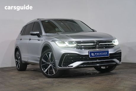 Silver 2024 Volkswagen Tiguan Wagon Allspace 162TSI R-Line