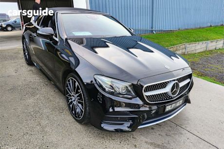 Black 2017 Mercedes-Benz E300 Cabriolet