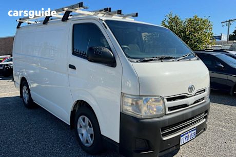 White 2013 Toyota Hiace Van LWB