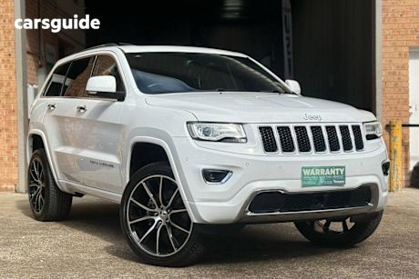 White 2015 Jeep Grand Cherokee Wagon OVERLAND (4x4) WK MY15