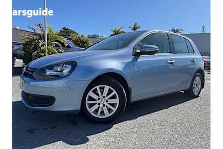 Blue 2009 Volkswagen Golf Hatchback 90 TSI Trendline