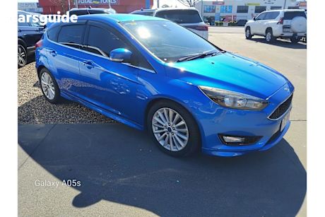 Blue 2016 Ford Focus Hatchback Sport
