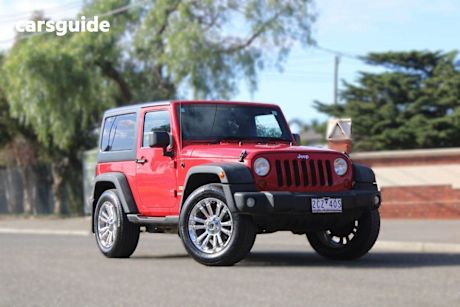 Red 2012 Jeep Wrangler Softtop Sport (4X4)