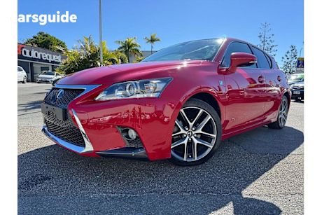 Red 2015 Lexus CT200H Hatchback F Sport