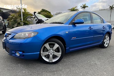 Blue 2004 Mazda 3 Sedan SP23