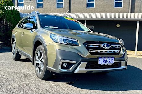 Green 2022 Subaru Outback Wagon AWD TOURING 4WD
