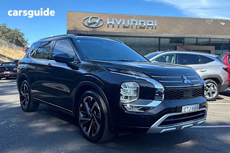 Black 2022 Mitsubishi Outlander Wagon Exceed Tourer 7 Seat (awd)
