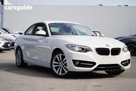 White 2017 BMW 220I Coupe Luxury Line