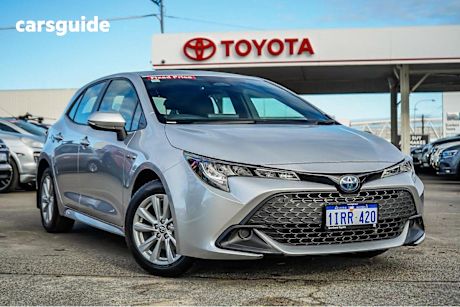 Silver 2023 Toyota Corolla Hatch ASCENT SPORT HYBRID F