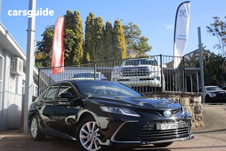 Black 2024 Toyota Camry Sedan Ascent Hybrid
