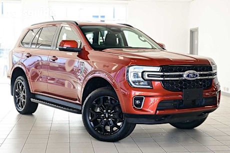 Orange 2023 Ford Everest SUV TREND 4X4